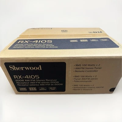 NEW Sherwood RX-4105 200W AM/FM Stereo Receiver NEW OLD STOCK NOS 105WPC - Image 1 of 4