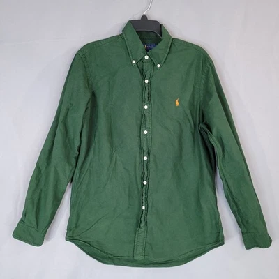 Camisa informal con botones Ralph Lauren para hombre verde mediana de algodón Foto 1 de 4