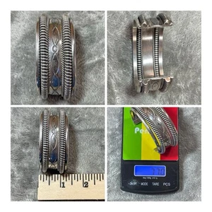 Bracciale Sterling!! Senza rottami!! 77 grammi!! Firmato TAHE!! - Foto 1 di 11