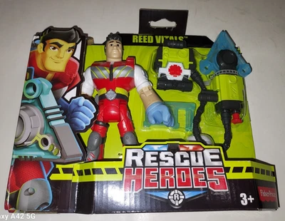 Figura de acción Fisher-Price Rescue Heroes Reed Vitals 2018 sin usar, en caja nueva Foto 1 de 4