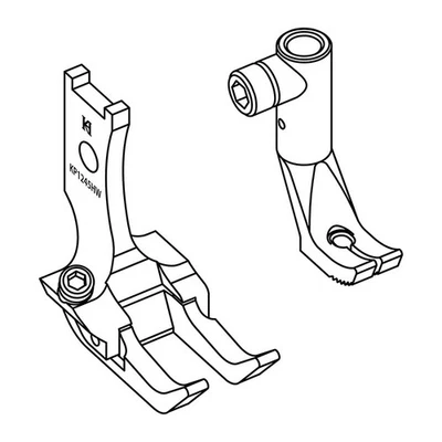 KP1245HW - WALKING FOOT SET - HINGED UP TAIL FEET FOR PFAFF  335, 1245 - Image 1 of 4