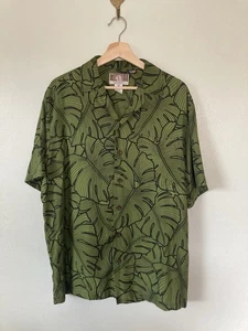 KALAHEO HAWAII ALOHA TROPICAL PARADISE HAWAIIAN SHIRT M Rayon Vintage - Picture 1 of 5