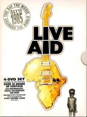 4 DVDs LIVE AID - 2 Großkonzerte 13.Juni 1985 Live in London und Philadelphia - Bild 1 von 4