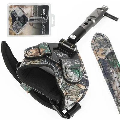 Compound Bow Wrist Release Aids Archery Strap Trigger Caliper Adjustable Hunting - Image 1 of 4