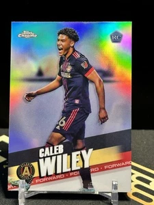 2022 Topps Chrome MLS - Caleb Wiley Refractor #3 (RC) - Picture 1 of 2