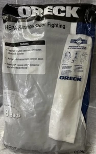 ORECK Vacuum Bags Type CC HEPA Filtration 5 New Bags—OPEN Package. - Picture 1 of 5
