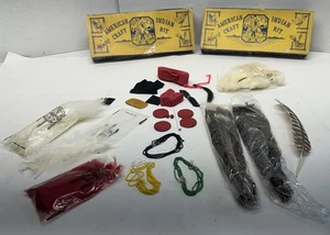 Vtg 1960’s Boy Scouts Of America American Indian Craft Kit Craft Project - Picture 1 of 9