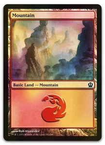 Mountain (242) #242 (Foil) (LP) Theros THS Magic MTG - Picture 1 of 2