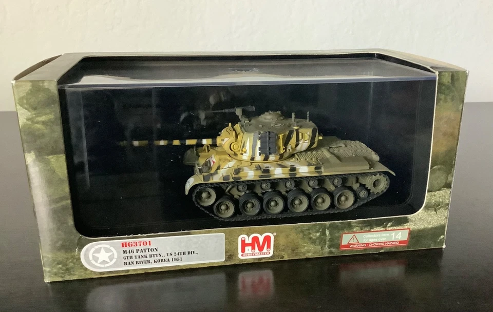 Hobby Master 1:72. - HG3701 -M46 Patton, 6º Tanque Bttn., 24ª División EE. UU. Corea 1951 Foto 1 de 1