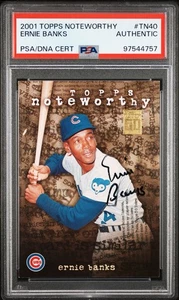 2001 Topps - Noteworthy Ernie Banks #TN40 - Bild 1 von 2