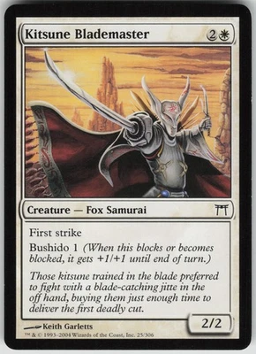 Kitsune Blademaster C Champions of Kamigawa 25 NM - Image 1 of 2
