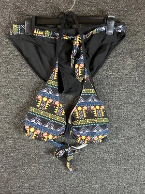 Bikini de natación Venus para mujer negro talla XL 2 piezas colorido Foto 1 de 4
