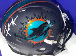 FRANK GORE MIAMI DOLPHINS JSA AUTHENTICATED SIGNED RIVALRY MINI HELMET - Picture 1 of 2