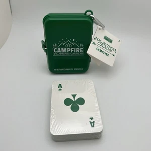 Lagerfeuer Spielkarten mit Tragetasche & Schlüsselanhängerverschluss - Bild 1 von 5