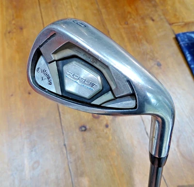 Callaway Rogue CF18 9 iron / Synergy 60 regular flex graphite shaft / 2* flat - Image 1 of 4