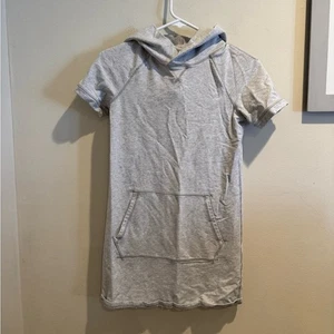 Ivivva Lululemon Children Heather Gray Hoodie DressSize 12 - Picture 1 of 7