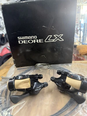 Retro Vintage Bicycle Parts NIB NOS Shimano Deore LX Brake Shifter Combo Set - Image 1 of 4