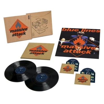 MASSIVE ATTACK - BLUE LINES 2012 MIX/MASTER 2LP 180 GRAM + CD + DVD BOX SE [NEW - Image 1 of 4