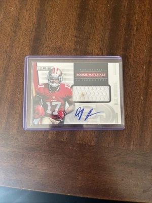 2012 Panini Rookies & Stars Rookie Materials /499 AJ Jenkins #224 game worn dirt - Image 1 of 4