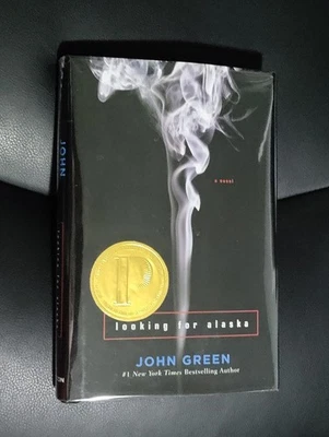 Signed John Green Looking for Alaska Dutton Hardcover Near Fine Condition Foto 1 de 4
