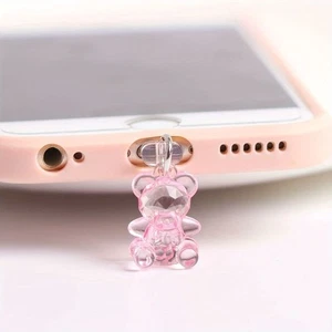 Acrylic Mobile Phone Dust Plug Cute Dust Protection Stopper for Phone/Type C - Photo 1 sur 10