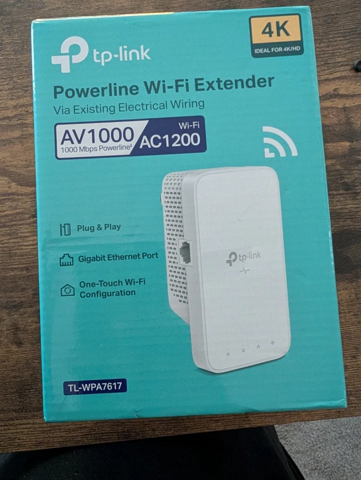 TP-Link Powerline Extensor Wi-Fi AV1000 / AC1200 Adaptador Ethernet Foto 1 de 1