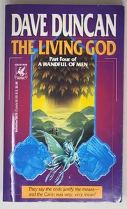 DAVE DUNCAN SIGNED 1ST PB REVIEW COPY- The Living God, A Handful of Men, #4 1994 - Picture 1 of 6