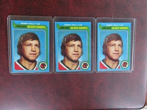 1979-80  Topps Card #185 Bobby Hull X 3