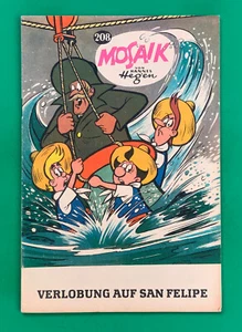WIPA Mosaik Digedags Nr. 208 Verlobung auf San Felipe 1974 Hannes Hegen original - Bild 1 von 9
