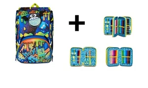 ZAINO SJ ELEMENTARE CON ASTUCCIO FULL BOY PROMOZIONE ORIGINALE SEVEN - Foto 1 di 2
