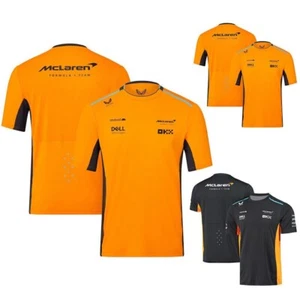 McLaren Racing F1 Shirt Formula One Team Mens Summer Short Sleeve T-Shirts Teeд - Picture 1 of 13