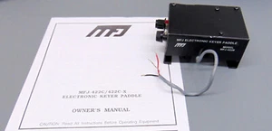 MFJ-422 Iambic CW KEYER Fits over Bencher BY-1 and MFJ-564 Key Paddles - Zdjęcie 1 z 6