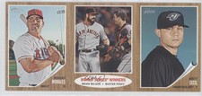 2011 Topps Heritage Boxloader Ad Panel Brett Cecil Kendrys Morales Buster Posey
