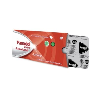 10 PANADOL 500 mg Extra Strength Caplets Pain Reliever 1 Pack - Image 1 of 2