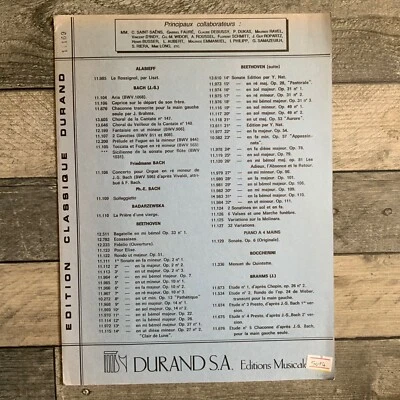 Durand Marche Turque Piano Sheet Music  - Image 1 of 4