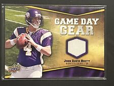 2009 Upper Deck JOHN DAVID BOOTY #NFL-BO Game Day Gear Jersey NFL Vikings