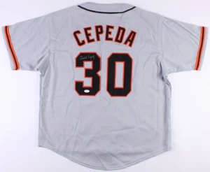 Orlando Cepeda Signed Giants Jersey (JSA COA) 11 x All Star / Hall of Fame 1999 - Picture 1 of 7