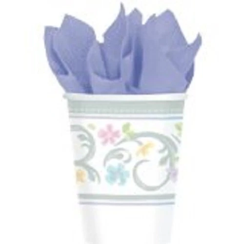 Scroll hot / cold cups  (18pcs) 9oz Communion Confirmation baptism - Image 1 of 1