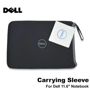 Dell 11" grau Neopren Notebook Hülle Tasche für Inspiron 3000 Serie 8Y6FR - Bild 1 von 6