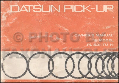 1971 Datsun Pickup Camion Proprietari Manuale Guida Libro Pl 521 OEM Originale - Immagine 1 di 2