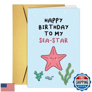 PUGAILA Funny Birthday Card for Sister Her, Humorous Sister Birthday Card for - Picture 1 of 5