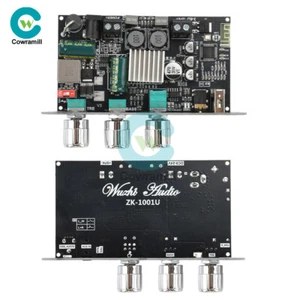 ZK-1001U 100W Mono Bluetooth Audio Power Amplifier Module Bass Treble Adjustable - Picture 1 of 19