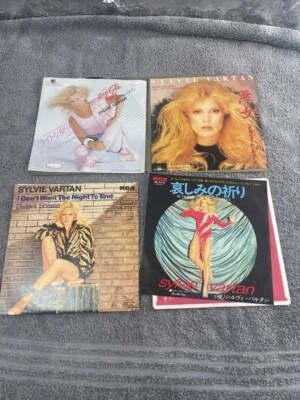 Sylvie Vartan 7" Vinyl Records Lot Of 4 Japanese Pressings RCA Label 45RPM - Image 1 of 4
