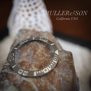Stainless Steel [YM] Bezel Insert for Seiko SKX007 SRPD in Gun Metal ~ US Seller - Picture 1 of 2