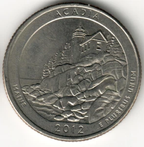 USA - 2012P - Washington ¼ Dollar - Acadia - Rare - #11235 - Picture 1 of 2