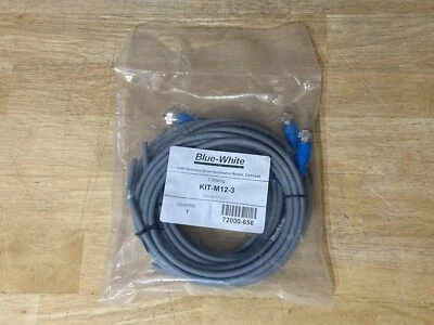 Blue-White KIT-M12-3 Kit of 3 M12 Cables 10 Feet - Image 1 of 4