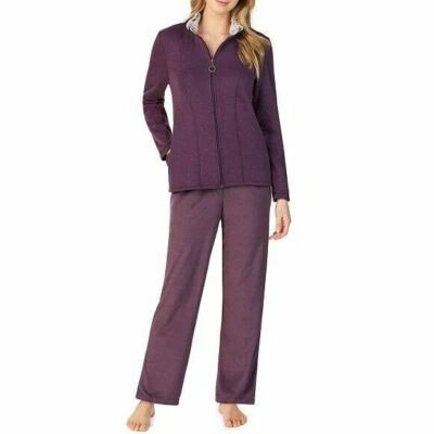 CUDDL DUDS FLEECE JACKET LOUNGE SET *CHOOSE COLOR & SIZE* - Image 1 of 2