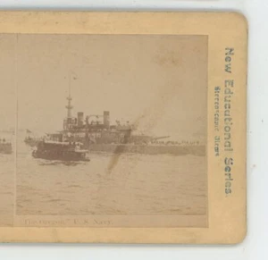 Marina de los Estados Unidos "Oregón" Marca Libertad Marítima Stereoview - Imagen 1 de 2