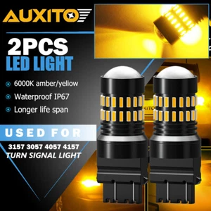 AUXITO 2X Turn Signal Light Amber 3457A 3157 LED Bulbs for Toyota Corolla Tundra - Picture 1 of 10