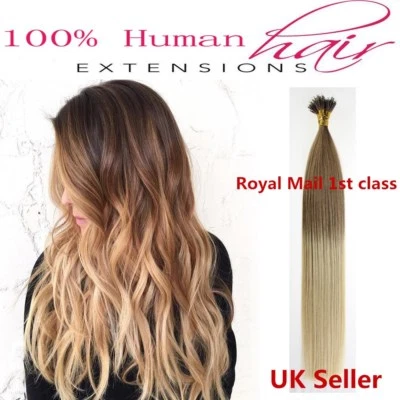 16"-22" 1g 7A* Nano Ring Double Drawn Armenian/Indian Remy Human Hair Extensions - Image 1 of 4